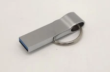NEW!! 1TB Flash Thumb Drive USB Key Ring Chrome