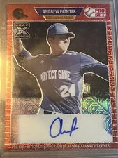 2021 Leaf Pro Set Red Mojo Refractor Andrew PAinter Auto Phillies AP1