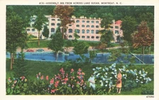 Postcard Lake Susan Montreat North Carolina 