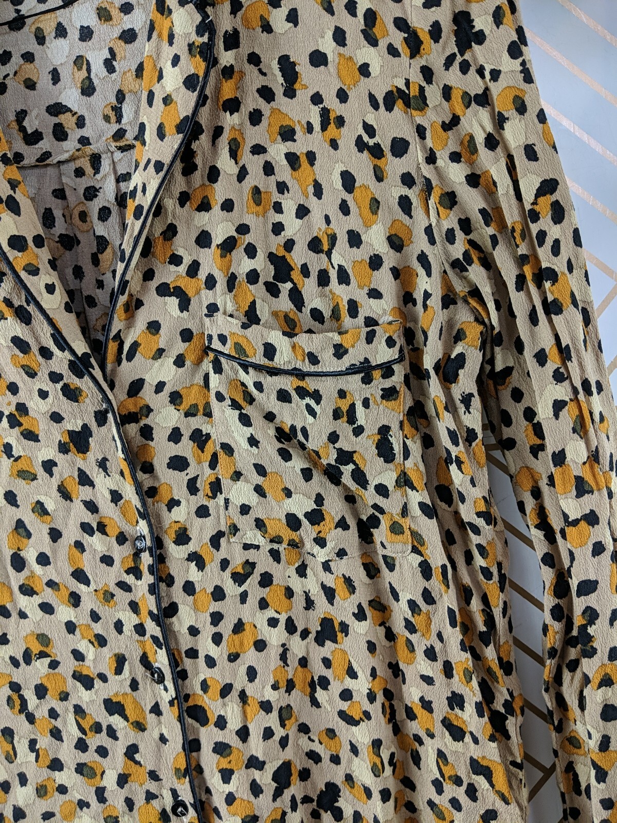 Zara Basic Multicolor Button Up Long Sleeve Size … - image 4