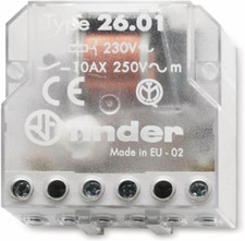 Finder 1 1 Stück Stromstoßschalter für Unterputzdose