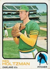 Kenneth Holtzman 1973 TOPPS Baseball Card #60