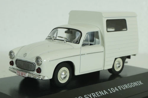 Syrena 104 Furgonik, white, Legendy FSO, Altaya 1:43