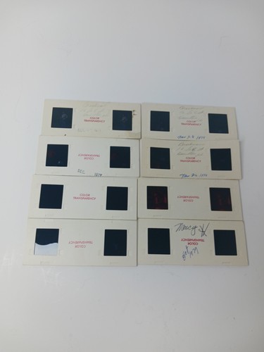 8 Random Color Transparencies Country Singers 1970s Nancy Griffith Narvel Felts