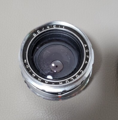 Agfa Color-Ambion 35MM F/3.4 Wide Angle Lens W/ Case | eBay