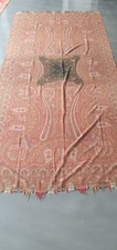 Ancien Châle Cachemire Inde Fin XIXÈME Signé