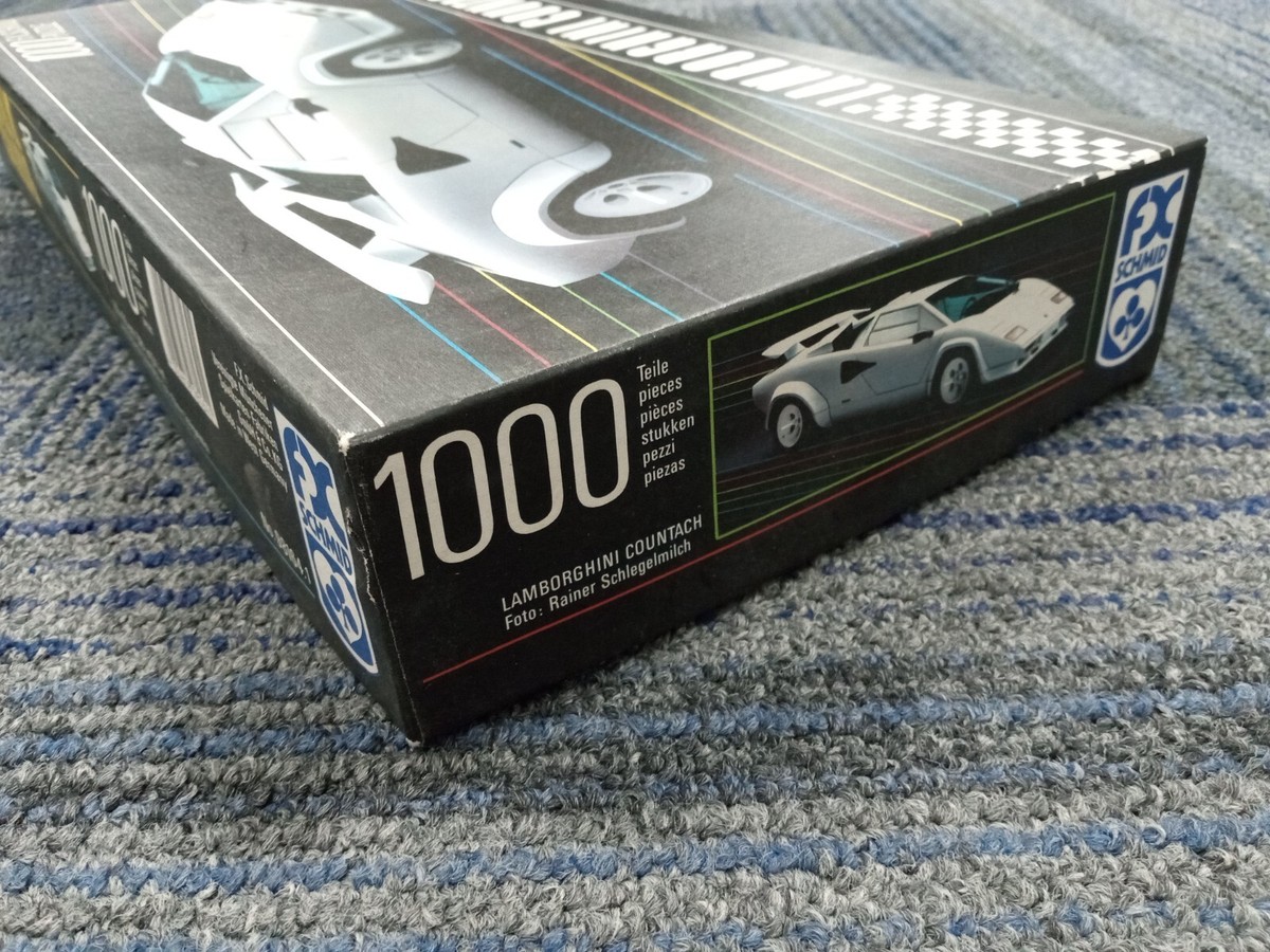 Vintage LAMBORGHINI COUNTACH Puzzle FX Schmid #98164.1 West