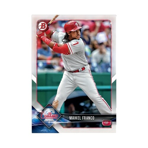 Adonis Medina Philadelphia Phillies Autographed 2017 Bowman 1st 