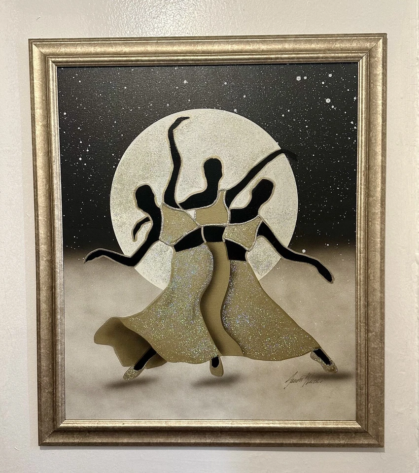 Aaron Hicks Enhanced Lithograph Art Print On Canvas Apprx 20” x 24” LOCAL PICKUP - Image 2 of 4