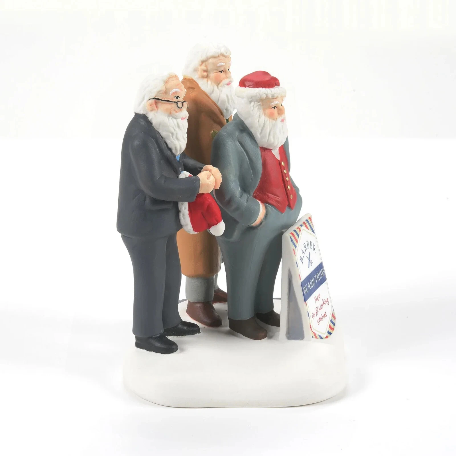 Department 56 A Shave In Time For Christmas Figure