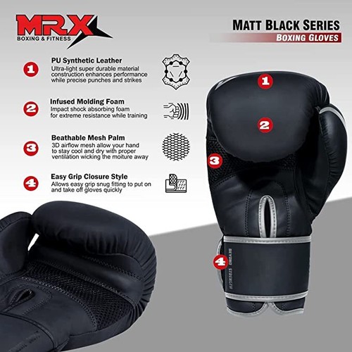 Kids Boxing Gloves Junior Punching Bag Mitts Muay thai Training Sparring 4,6,8oz - Picture 34 of 47