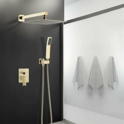 NEW Gold Showerhead (entire system with handheld)