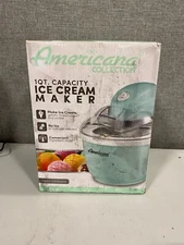 Americana Collection 1 Qt Electric Ice Cream Maker W/ Quick Freeze Bowl EIM520M