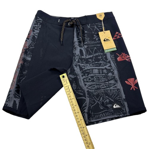 Quiksilver Highline Swim Trunk Board Shorts Boys Size 28 /Youth 14 Surfsilk NWT - Picture 6 of 12
