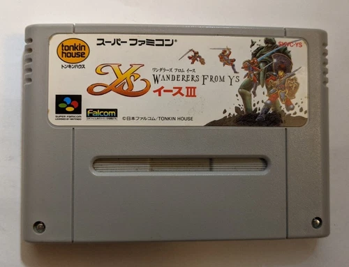 Ys III: Wanderers from Ys [Nintendo Super Famicom - SHVC-YS]