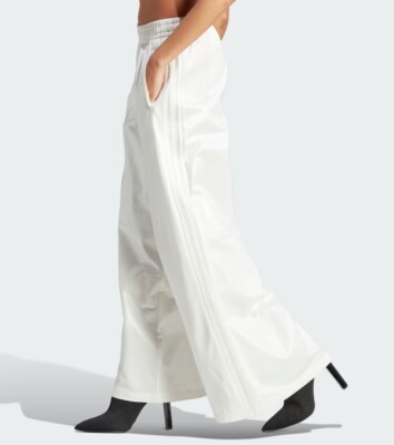 NEW ADIDAS ORIGINALS WOMENS CHILE 62 WIDE LEG TREFOIL PANTS