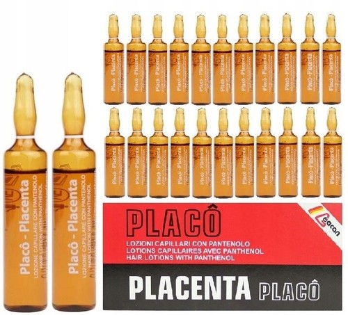 Placenta Placo treatment against hair loss, Ampoules 24 x 10 ml - 第 1/3 張圖片