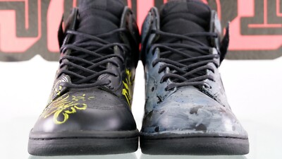 Nike Dunk High Undefeated Billboard Project Hand Painted by