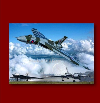 Kühlschrankmagnet RAF Avro Vulcan Bomber Flugzeug - Jaguar Harrier Tornado (10)