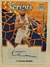 2019-20 E'twaun Moore Mosaic Scripts Orange Prizm AUTO.....Pelicans
