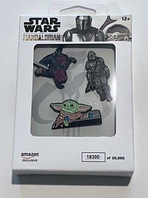 Star Wars: The Mandalorian Season 2 - Enamel 3 Pin Set - Amazon 18300/20000