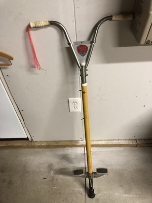 POGO STICK ~ RARE 1950'S ORIGINAL Riviera hi-rise adjusto STREAMER Movie PROP