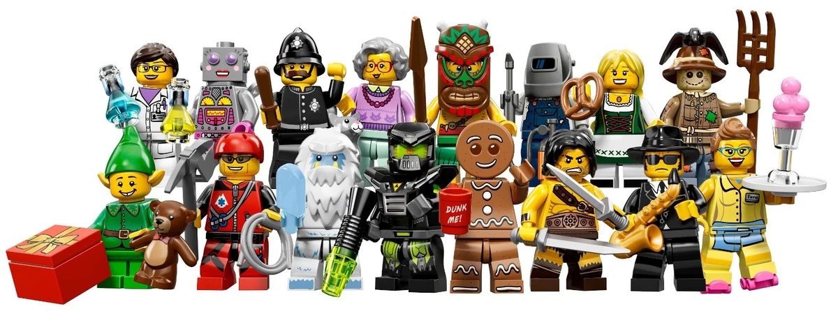 Mini figurines Lego personnalisées FAMILLE de 5 cadres cadeaux