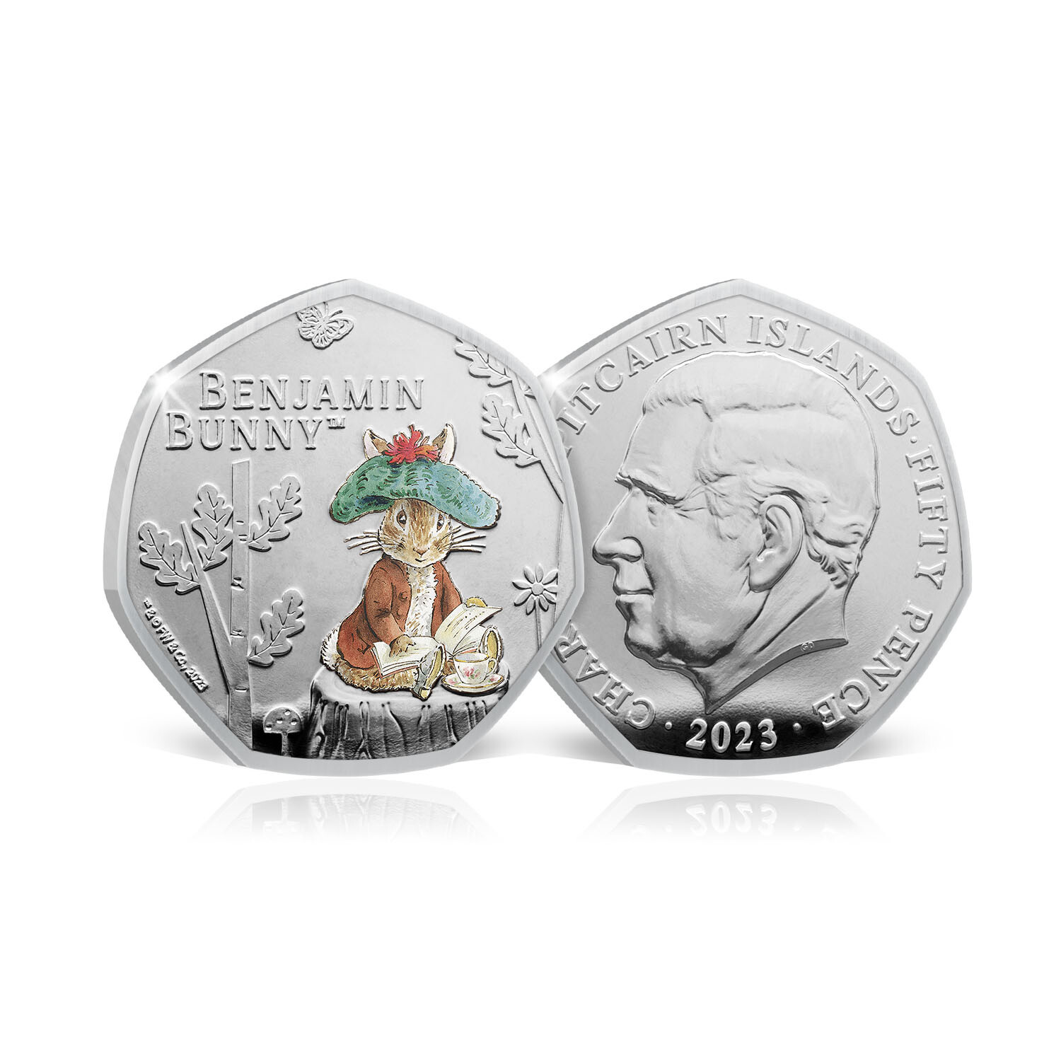Beatrix Potter World of Peter Rabbit Annual Colour 6 Coin Set 2023 BU ...