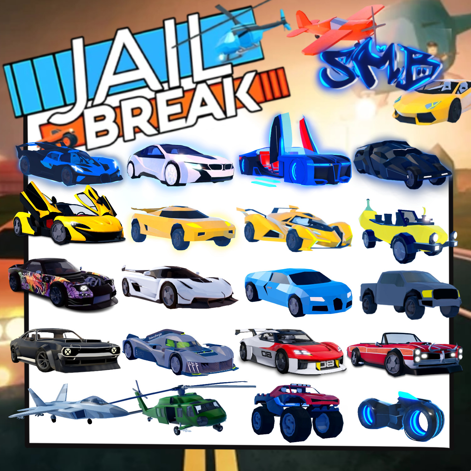 Jailbreak Roblox Cars + Hyper Colors & More! ALL CLEAN! 💯 SAME DAY ...