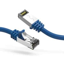 10Ft CAT8 S/FTP Ethernet Network Cable Blue 26AWG