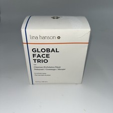 Lina Hanson Global Face Trio Cleanser, Exfoliator, Mask. 90 Full