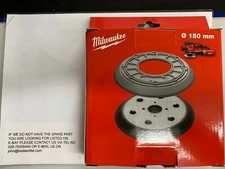 MILWAUKEE REPLACEMENT ROS150E OR ROS150EK SANDING PAD - 4 HOLE VERSION