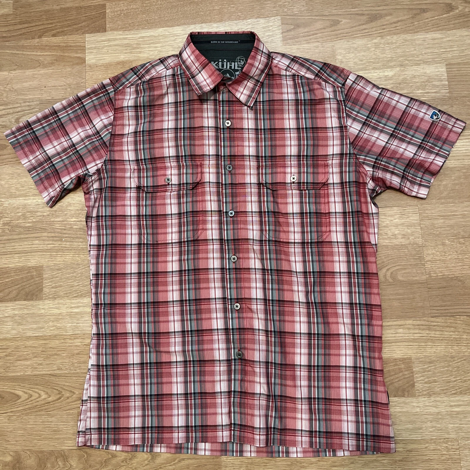 Kuhl Eluxur Shirt Mens Medium Mountain Grown Outdoor Hiking Camping