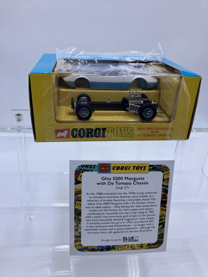 Corgi Model Club Ghia 5000 Mangusta with De Tomaso Chassis 271 Diecast Car COA  - Image 2 of 4