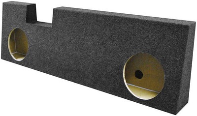 QPower Ford F-Series Super Duty Crew Cab '04-'16 Dual 10'' Empty Woofer Box