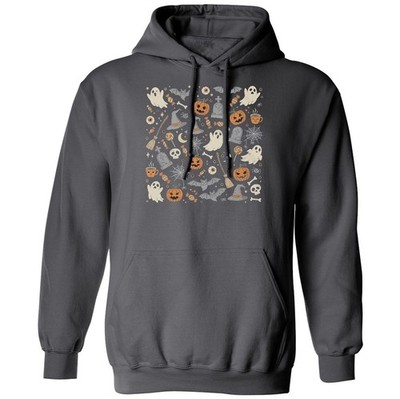 Halloween Sticker Bomb Design - Funny Costume Party Unisex Hooded Sweatshirt