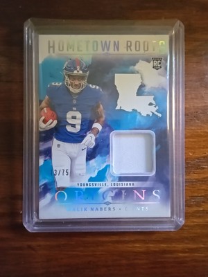 2024 Panini Origins - Hometown Roots Turquoise #HRO-MNA Malik Nabers 13/75
