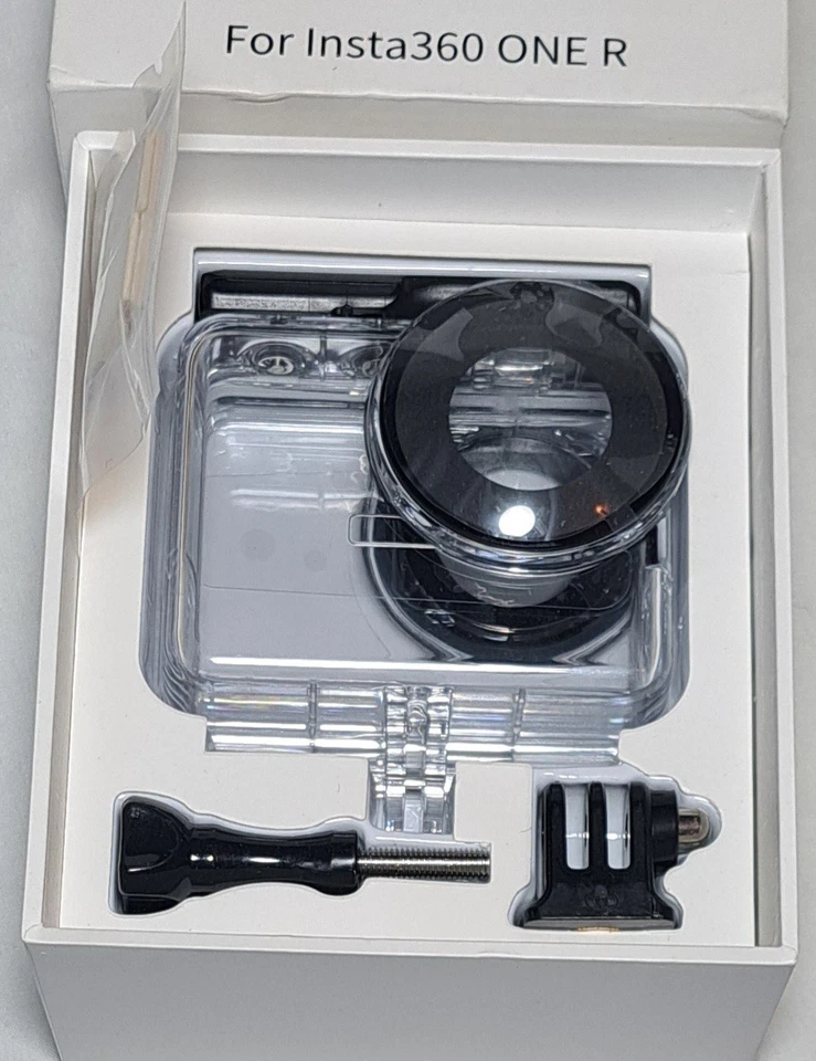 Водонепроницаемый чехол для Insta360 ONE R усиленная аккумуляторная база для дайвинга воды НОВЫЙ - Изображение 3 из 4