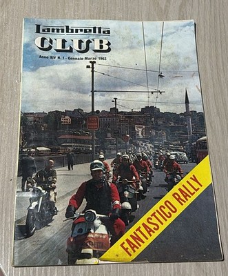 LAMBRETTA CLUB N.1 GENNAIO-MARZO 1963-FANTASTICO RALLY-ARNOLDO MODADORI EDITORE