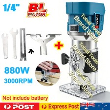 Cordless Brushless Trimmer Woodworking Compact Router For Makita 18V Battery
