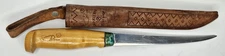 Vintage Custom Puuko Knife J. Marttiini Lapinlueka Finland Original Sheath