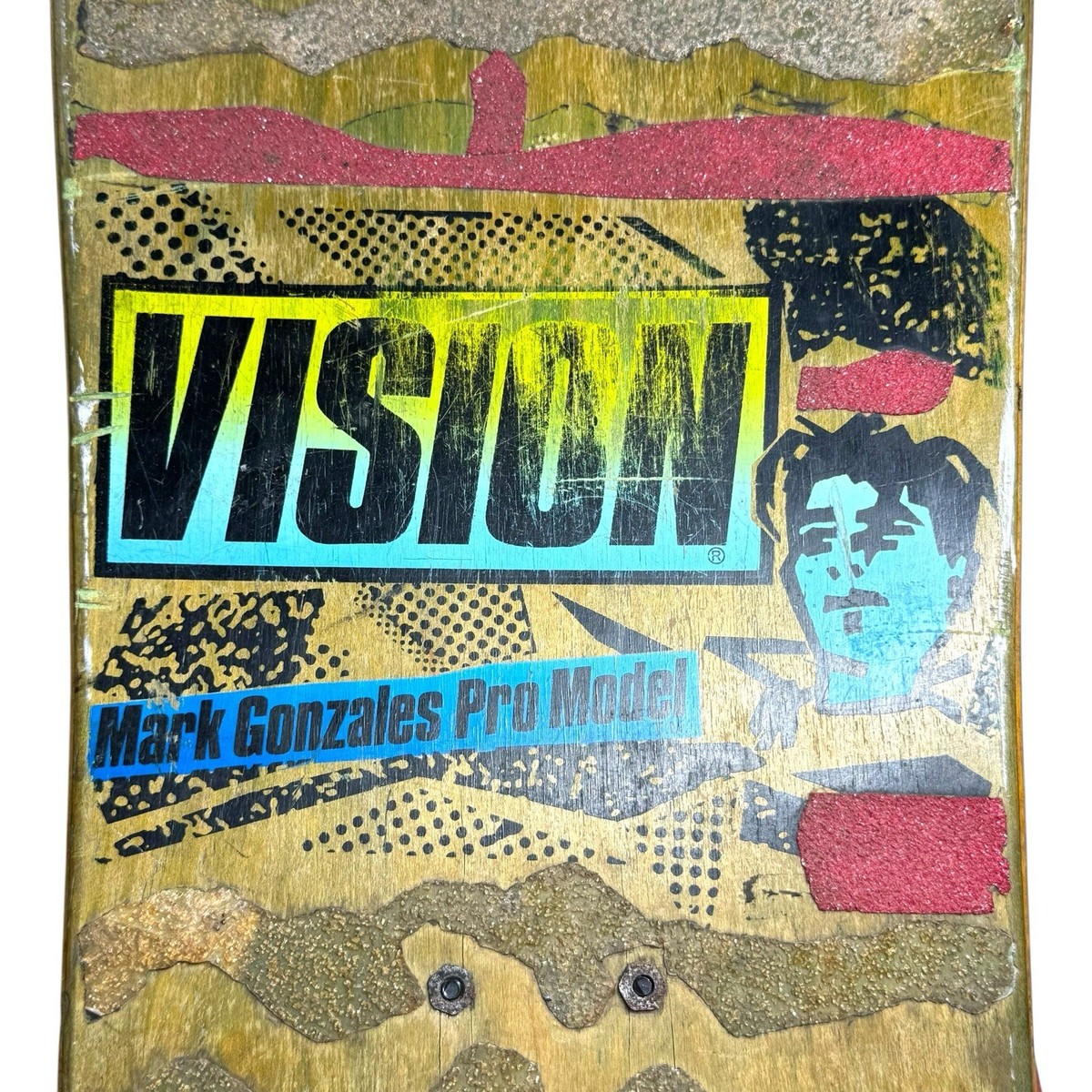 Vintage 1986 Original Vision Mark Gonzales Pro Model Skateboard