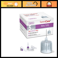 Universal Fit Pen Tips 31G 5mm - Box of 200 Count, Compatible with Most Pens