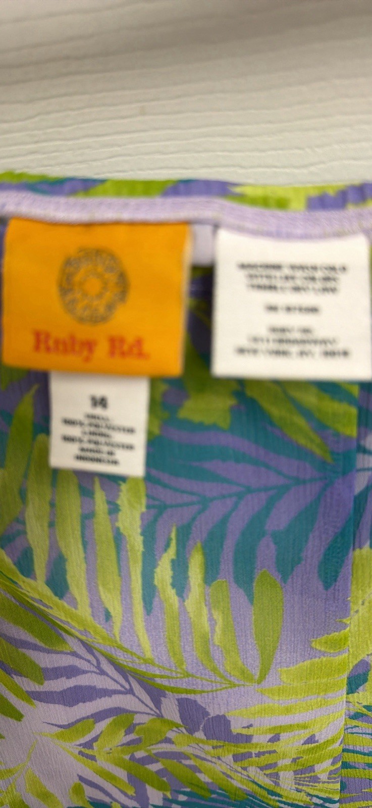 RUBY RD FULL PULLON LINED SKIRT MULTI COLORS SIZE… - image 6