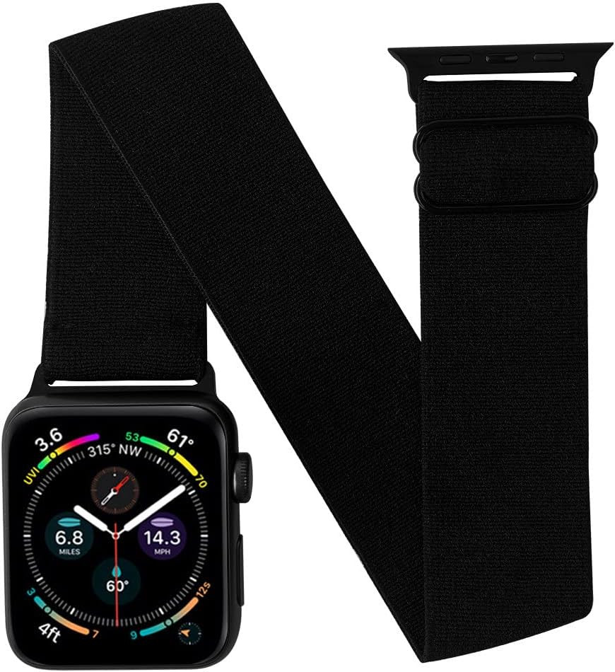 Elastic Arm/Ankle Band for Apple Watch 49/46/45/44Mm, 42/41/40Mm Iwatch Series 1