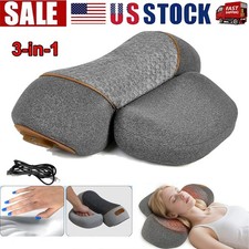 3-In-1 Neck Massager Pillow With Vibration Heating Therapy Airbag Stretching