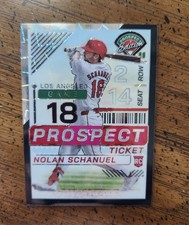 Nolan Schanuel 2024 Panini Prospect Edition Black Velocity Holo Prizm RC SP /39