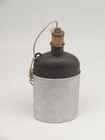 Vintage Swiss Army Military Canteen Water Bottle Old Model Cup SIGG Grey WW2