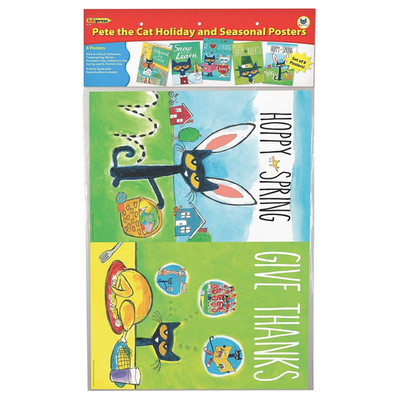 Edupress Pete The Cat Holiday And Seasonal Poster Set Ep60238