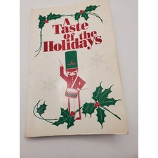 1988 "A Taste of the Holidays" Cookbook by Dot Gibson - Retro Christmas Recipes